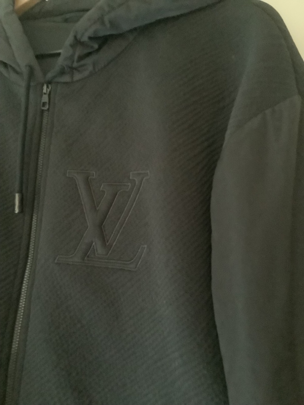 Louis Vuitton Monogram Zip-Through Hoodie & Jog Pants Set In Black Size 3L - Picture 5 of 5